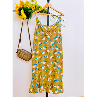 [BIGSIZE, FREESIZE] Đầm Hai Dây, Chất Umi, Một Lớp, 2hand