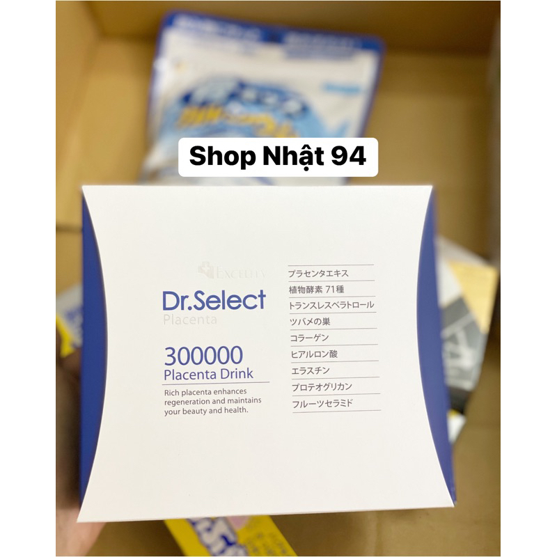 Hộp 30 gói tinh chất Nhau thai DR.Select của nhật