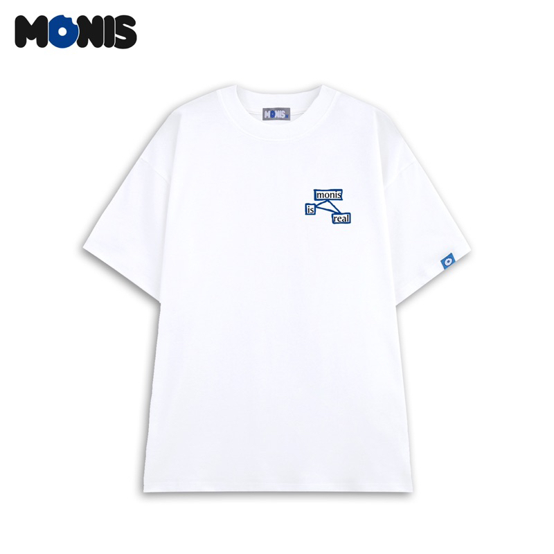 ÁO THUN UNISEX BASIC OVERSIZE REAL.LINE 100% COTTON - MONIS CHÍNH HÃNG
