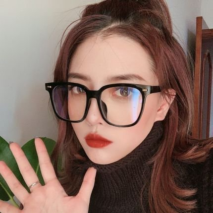 Mắt kính chống bức xạ thời trang cho nam và nữ, Mắt kính gọng tròn chống ánh sáng xanh K1