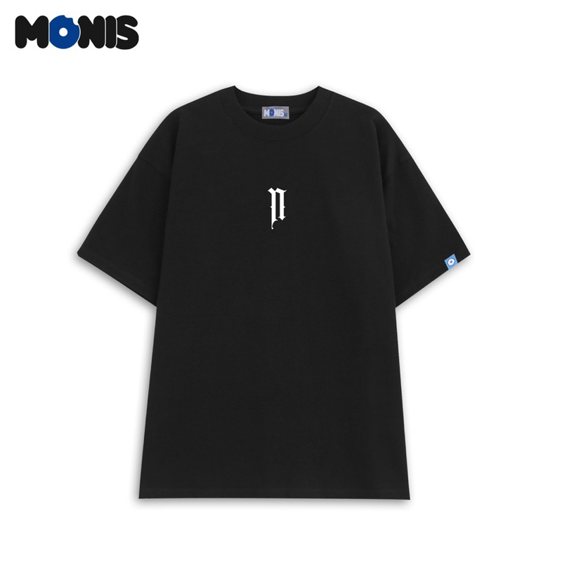 ÁO THUN UNISEX BASIC OVERSIZE ALPHABET 100% COTTON - MONIS CHÍNH HÃNG