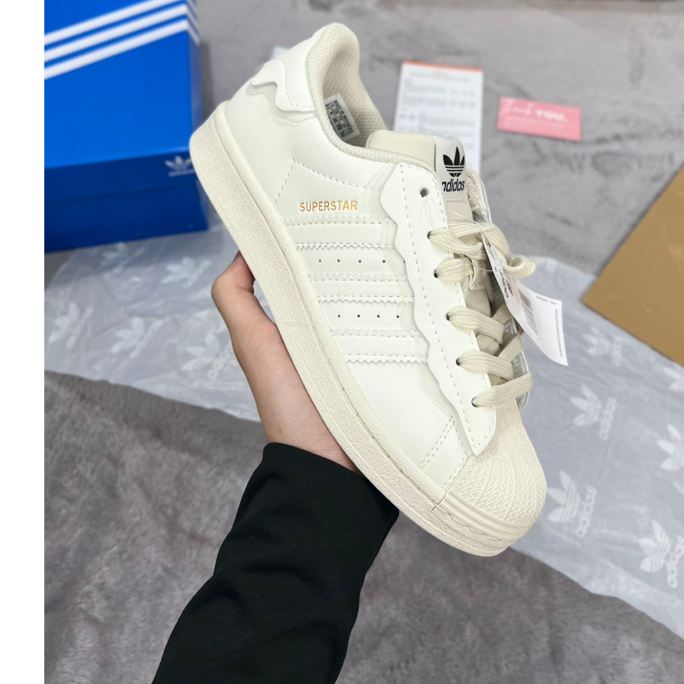 [RUBY 1996 SNEAKER ] Giày Adidas Superstar Das Sò 3 Màu Kem, Hồng, Xanh, Giày thể thao Adidas Sò Trắng bản Classic