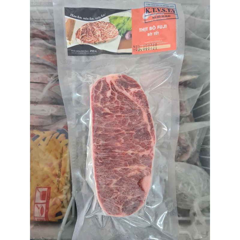 bò fuji nhật miếng 200gam mềm ngọt Date mới, tặng kèm sốt[ship Hoả Tốc tại Hà Nội]