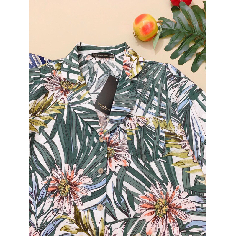 Áo Croptop hoa văn