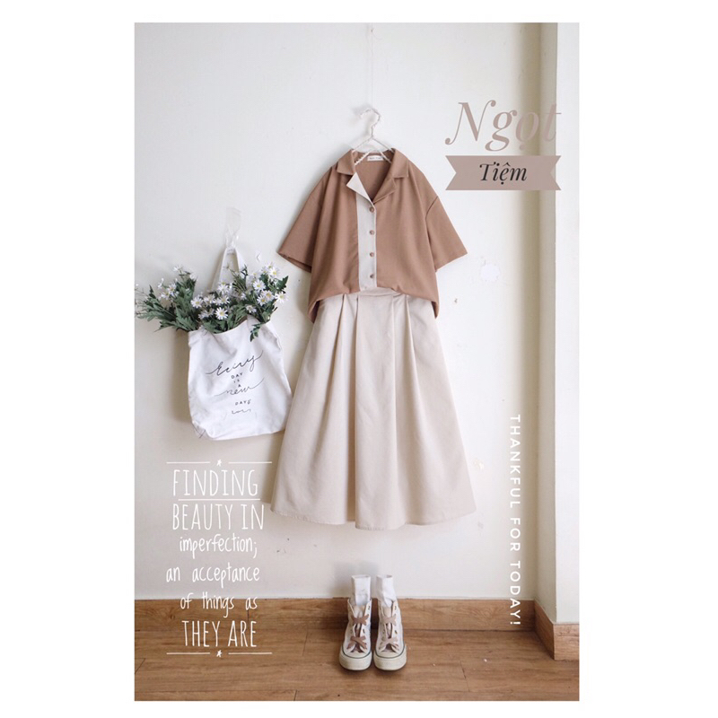 Áo Linen Đường Nâu