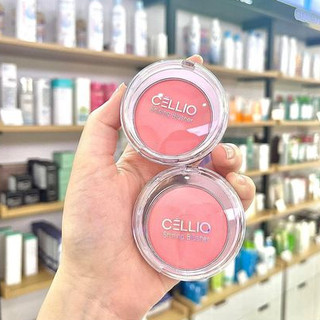 Phấn Má Ngọc Trai CELLIO Shining Blusher (Loại Nhỏ)