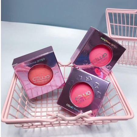Phấn Má Ngọc Trai CELLIO Shining Blusher (Loại Nhỏ)