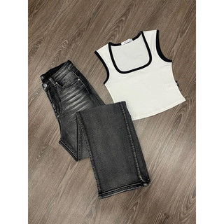 Boy suông đứng Grey 3D