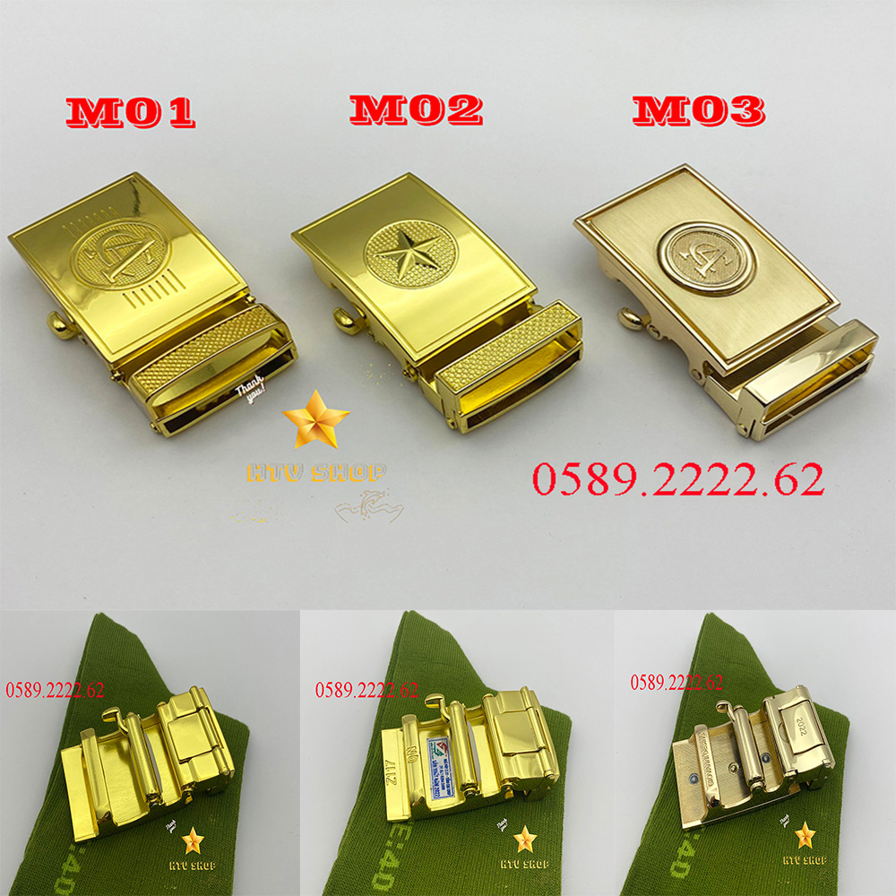 Mặt Khóa Thắt Lưng Nam chính hãng cao cấp, Thép Hợp Kim mạ chống Rỉ