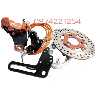 Full bộ phanh đĩa sau xe điện