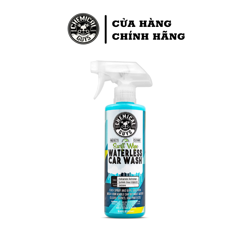 Nước Rửa Xe Khô Chemical Guys Waterless Wash, Vệ sinh nhanh thuận tiện trong những lúc bận rộn - 478ml