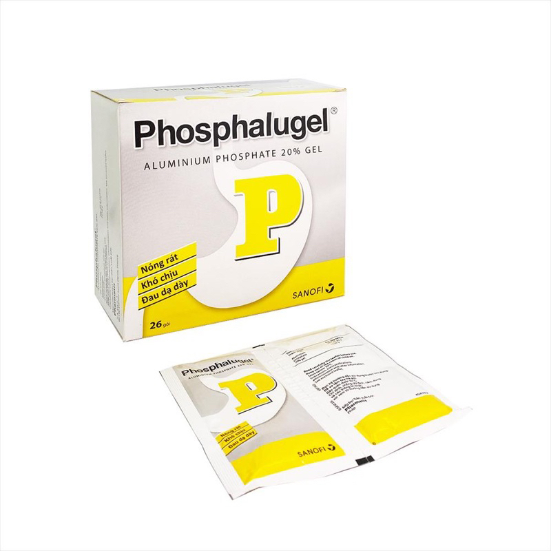 Hỗn dịch uống Phosphalugel 20% - hỗ trợ giảm đau dạ dày chữ P
