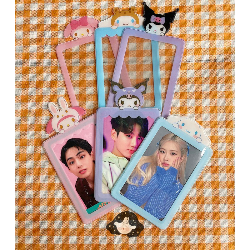 Card Holder Bao Đựng Ảnh Thẻ Photocard Bo Góc Idol Kpop Anime Trong Suốt Cartoon