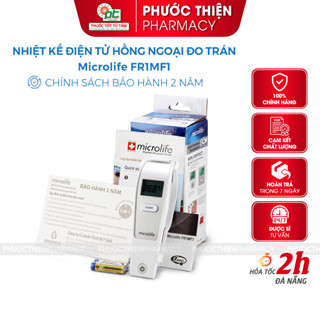 Nhiệt kế điện tử nhiệt kế hồng ngoại đo trán Microlife FR1MF1 bảo hành 2 năm