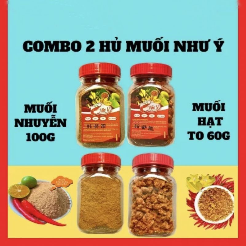 Combo 2 Hủ Muối Như Ý ( nhuyễn+ hạt )