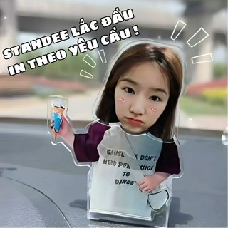 Standee lắc đầu in theo yêu cầu - con lắc in ảnh lắc đầu theo yêu cầu