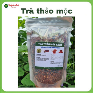 1kg trà đậu đen gạo lứt lá dứa