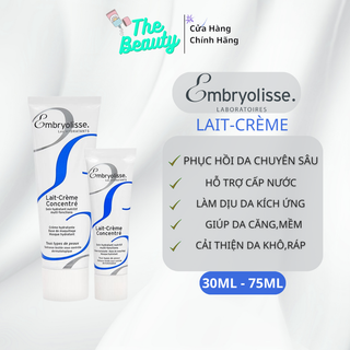 Kem dưỡng Embryolisse Lait Crème Concentre dưỡng ẩm phục hồi da 30ml-75ml