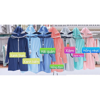 Áo chống nắng toàn thân cho bé, áo khoác chống nắng cho bé