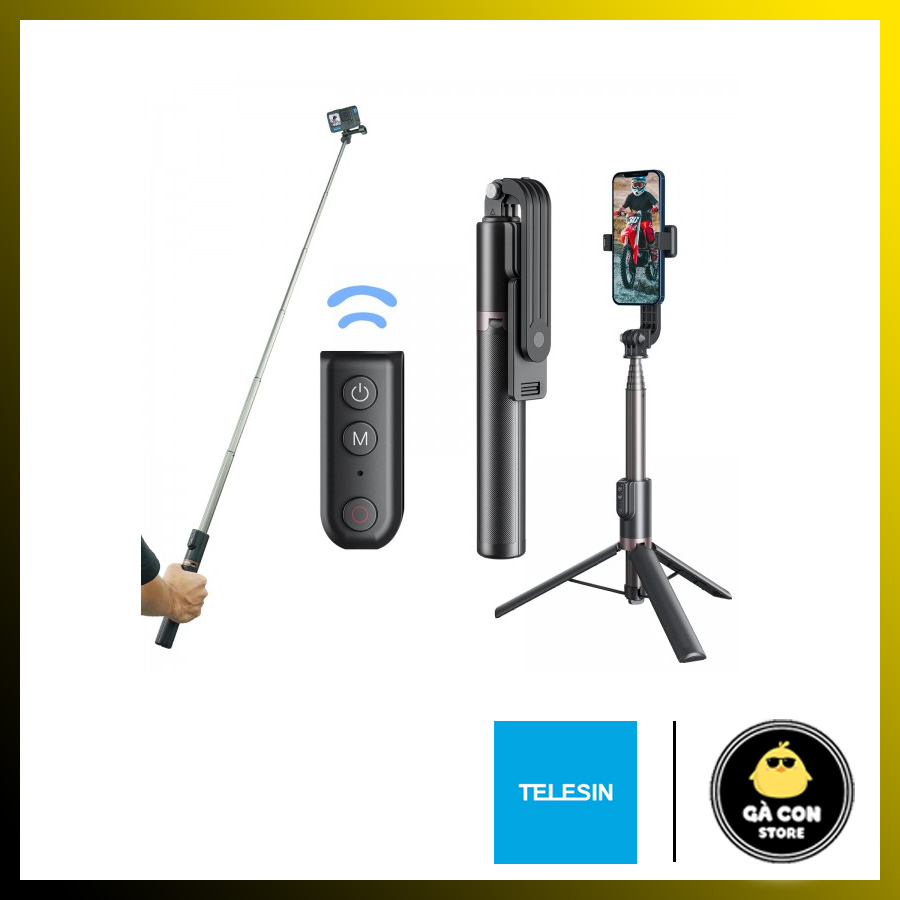 Tripod Telesin Kèm Remote GoPro Bản mới 2023