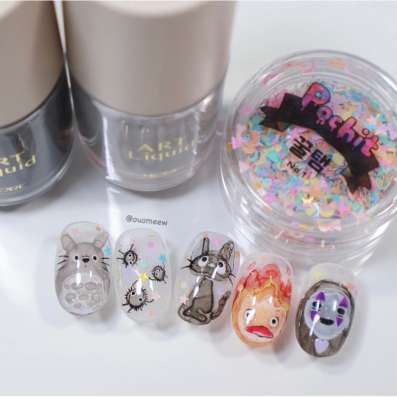 Pochit - Nhũ nails rắc móng Honey Taem series