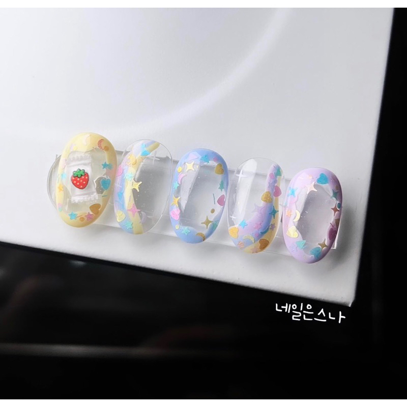 Pochit - Nhũ nails rắc móng Honey Taem series