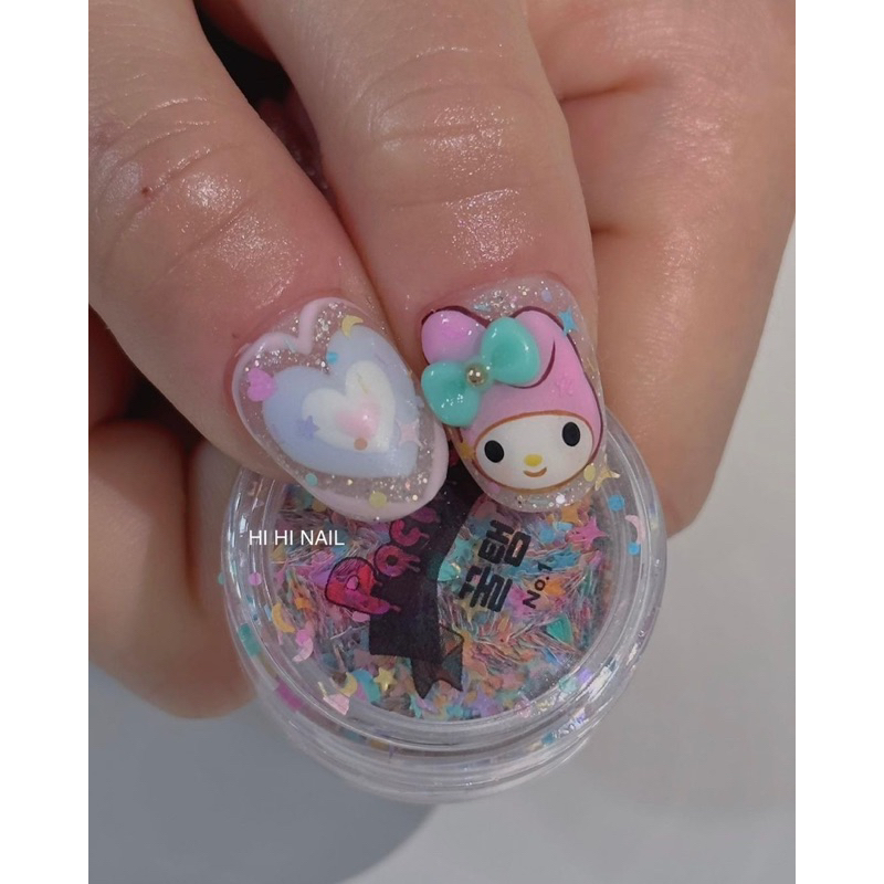 Pochit - Nhũ nails rắc móng Honey Taem series