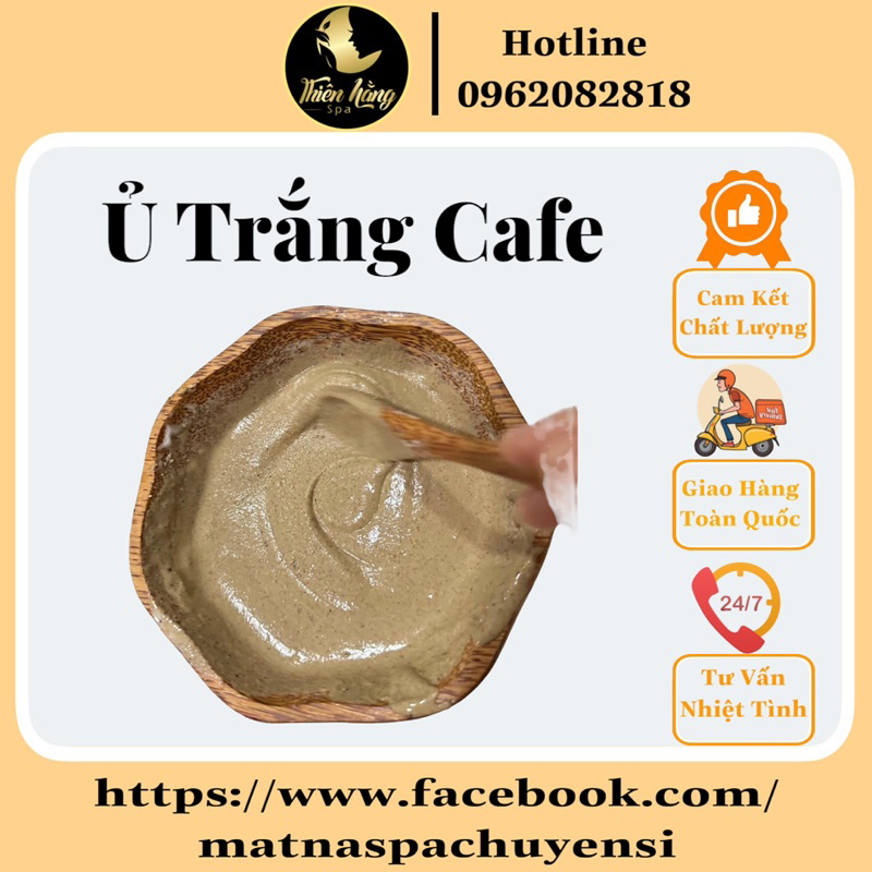 100gr Bột Ủ Cám Gạo Cafe Tự Nhiên Dưỡng Da Sáng Mịn Màng