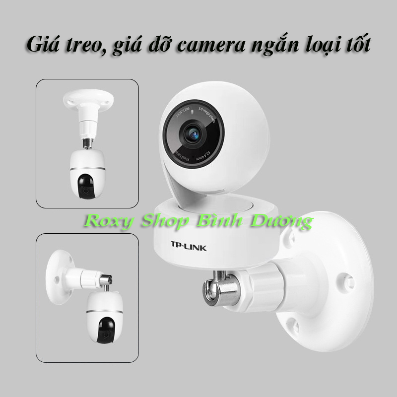 Bộ giá treo, giá đỡ ngắn 9cm và đế nhôm dùng cho camera xiaomi, ezviz...Loại tốt