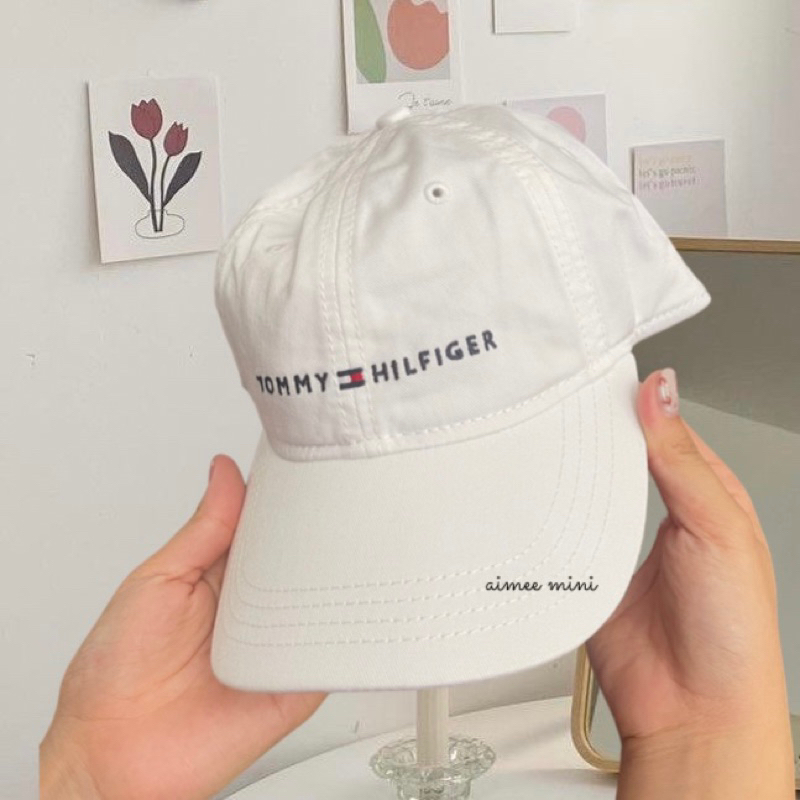 Nón Tommy Baseball Cap - Trắng