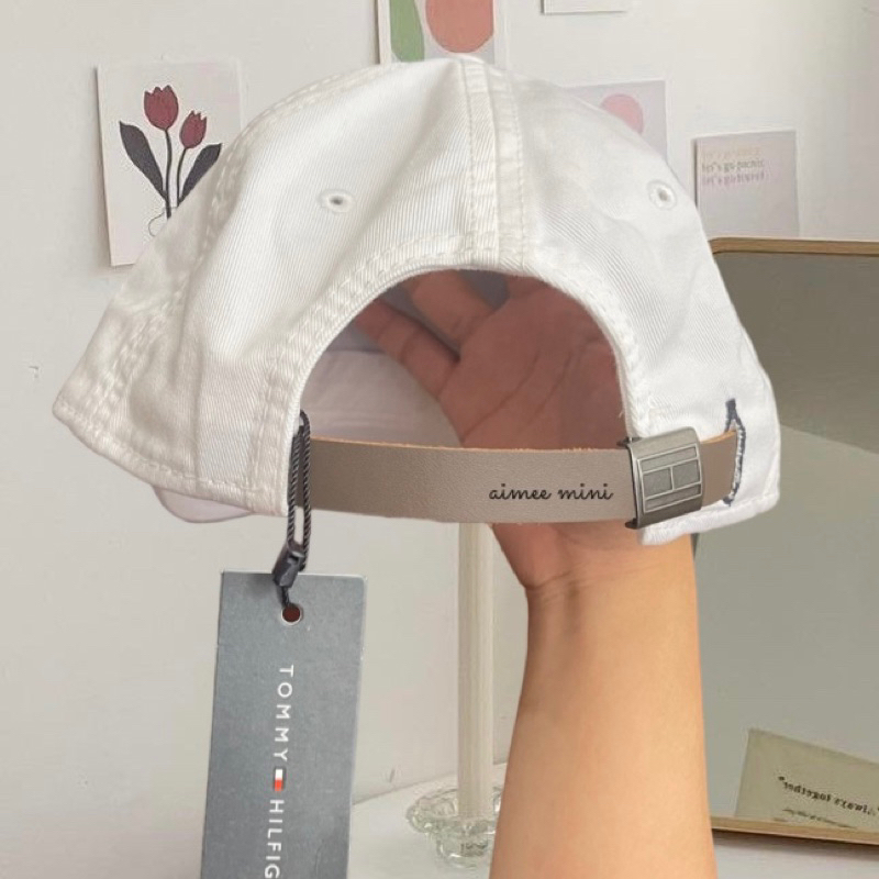 Nón Tommy Baseball Cap - Trắng