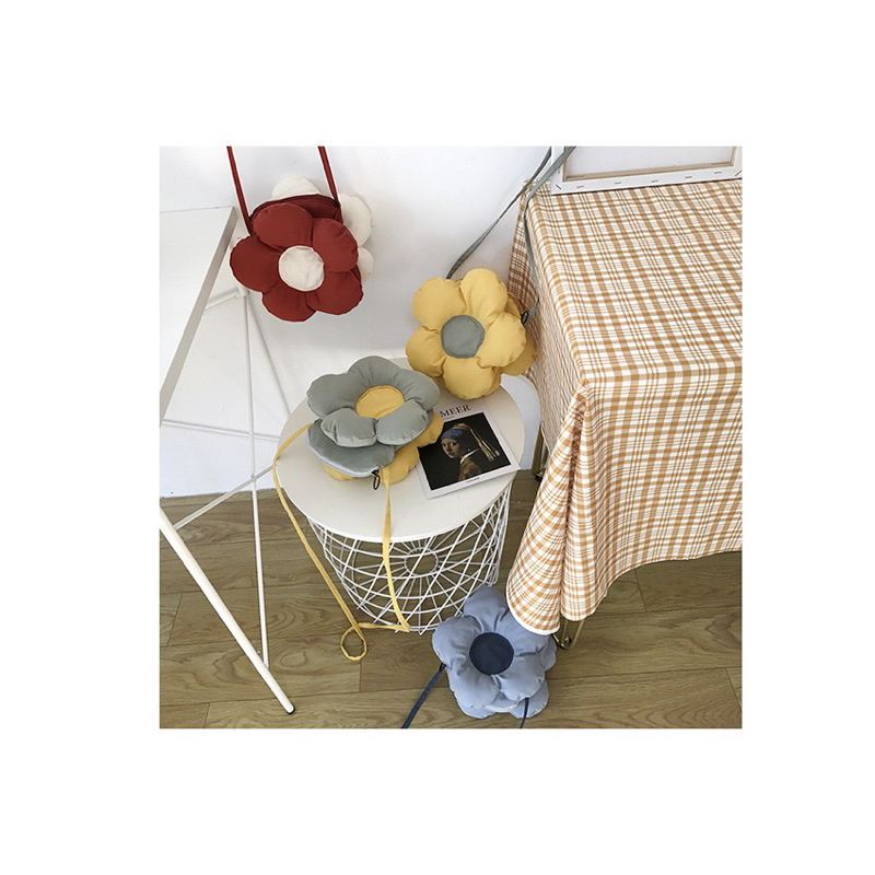 Túi đeo chéo bông hoa hai mặt xinh xắn dễ thương giá hạt dẻ🥕