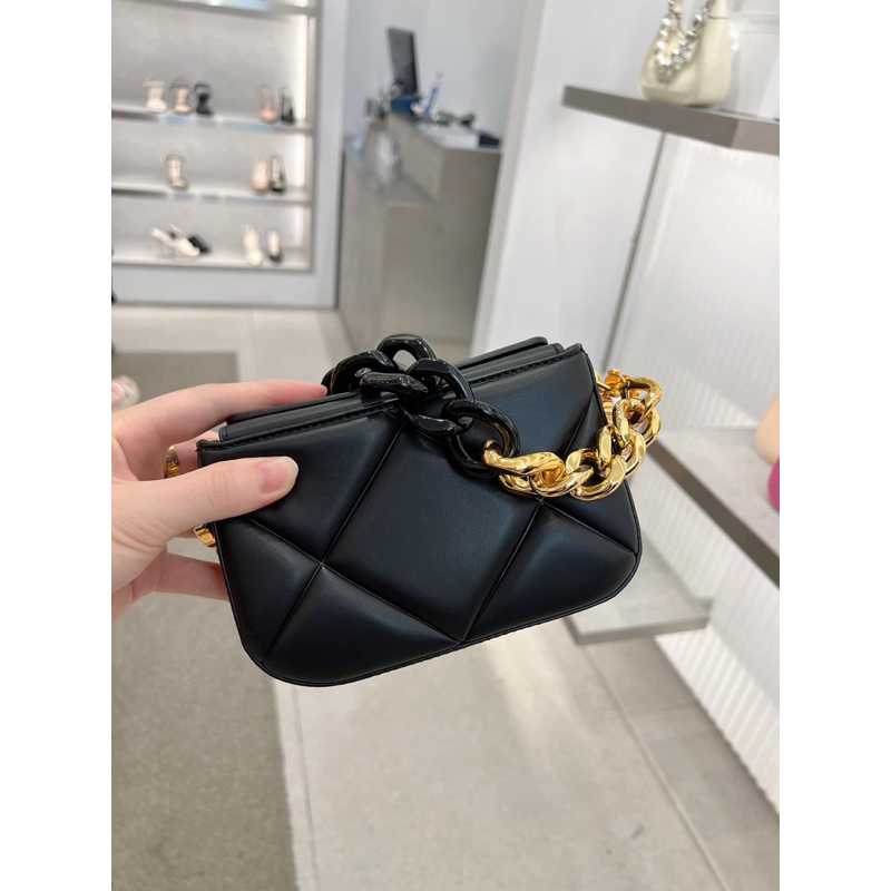 Auth - Túi độn quai xích cỡ nhỏ Danika - 0270926-1CK2_BLACK_S
