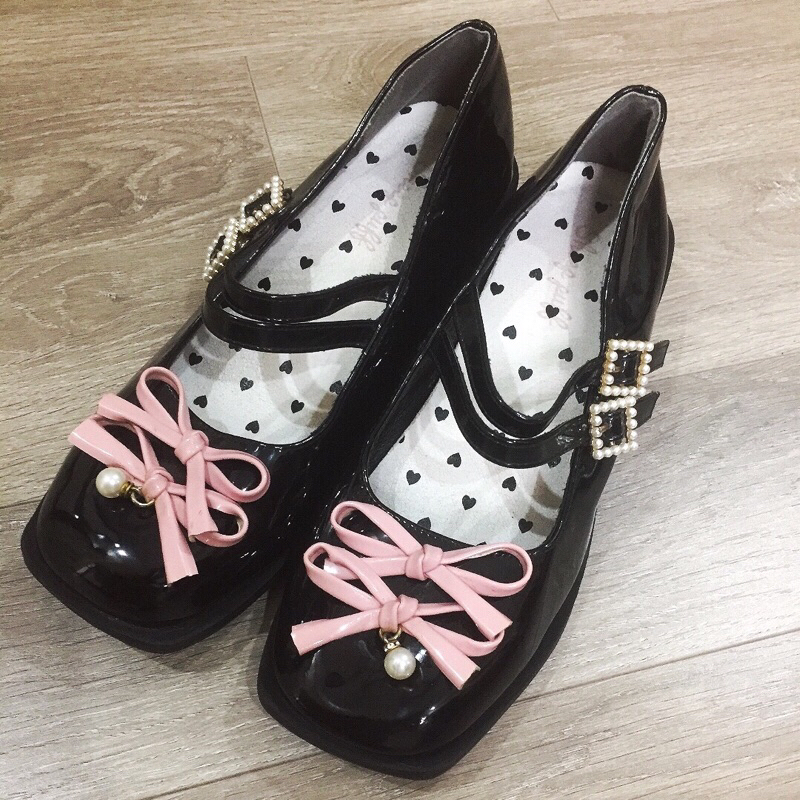 Giày lolita brand Sheep Puff đế cao size 39 quai mary jane blackpink