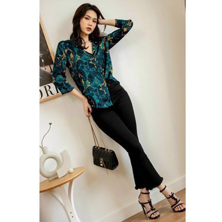 Sơ Mi Nữ Công Sở Chất Lụa Cao Cấp,Form dấu quần