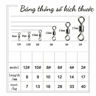 Khoá link câu cáKhoá link câu đài
* Mô tả sản phẩm
- Mà ní số 8