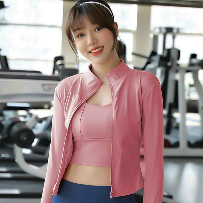 Ảnh thật Áo khoác tập gym đa năng hàng qc cao cấp siêu co dãn chất đẹp