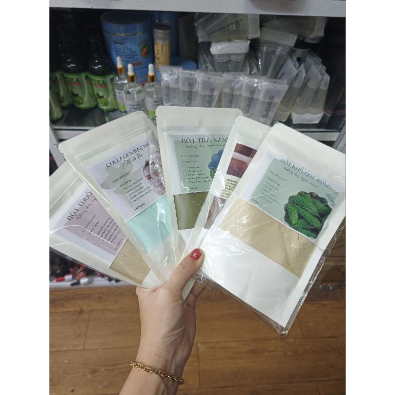 Bột mặt nạ đắp mặt từ thiên nhiên