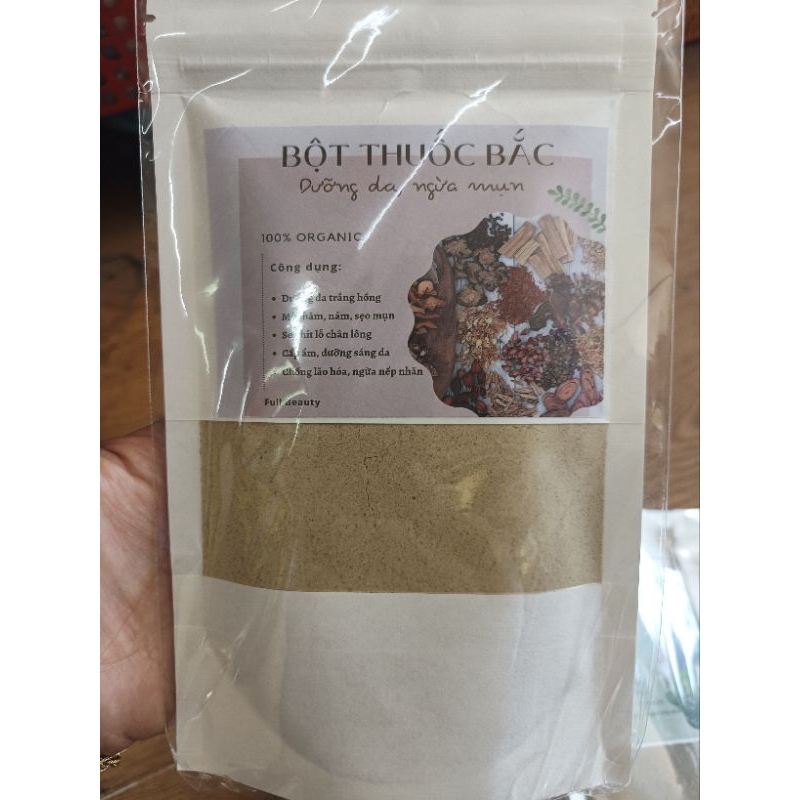 Bột mặt nạ đắp mặt từ thiên nhiên