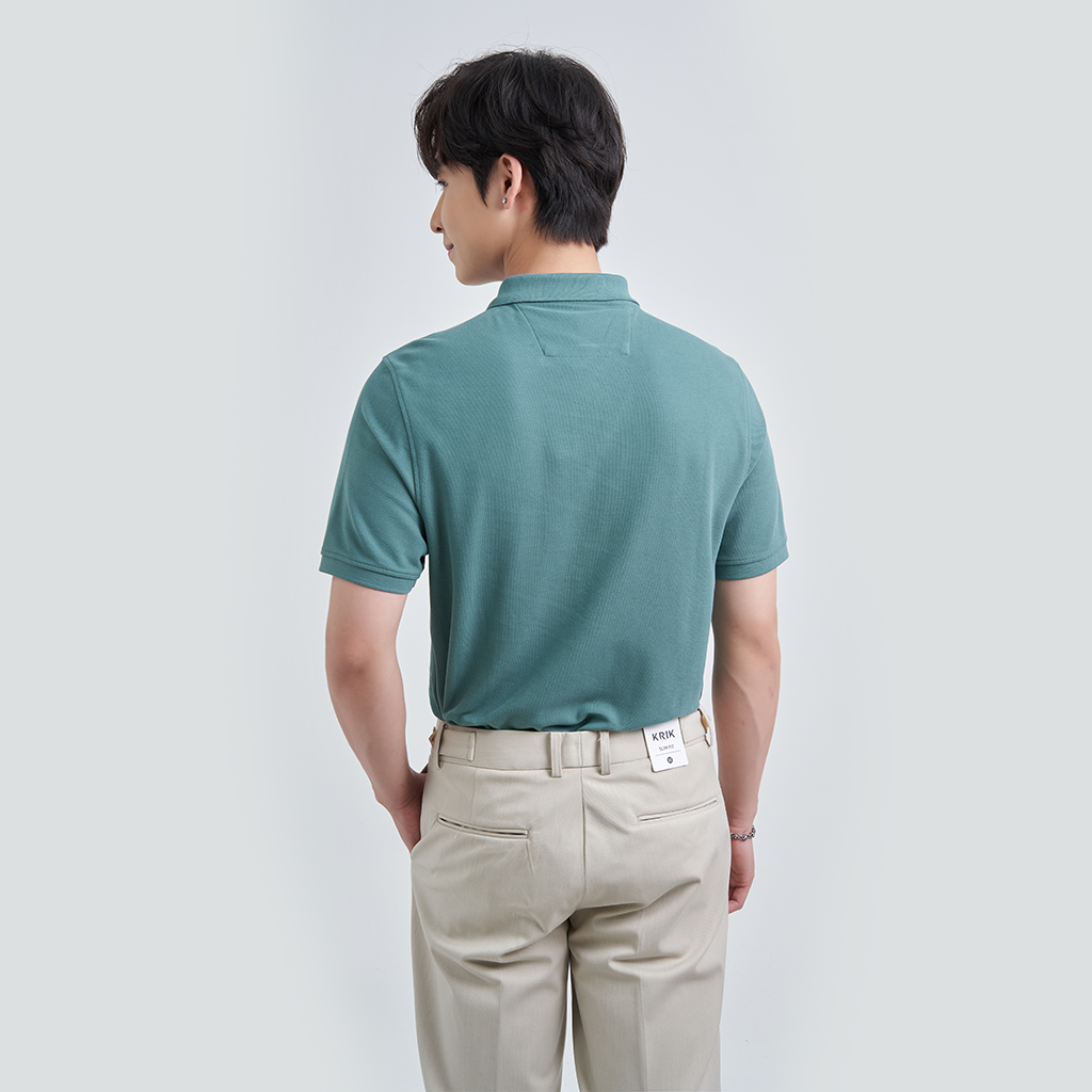 Áo Polo Nam Cổ Đức Form Fitted Chất Liệu Cotton Local Brand KRIK PL2037