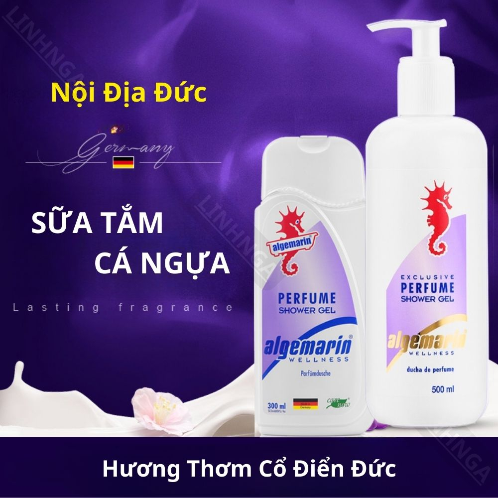 Sữa tắm cá ngựa Đức chính hãng Algemarin - Nội địa Đức