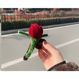 Cặp tóc handmade cute, cặp tóc cute làm từ sợi kẽm nhung