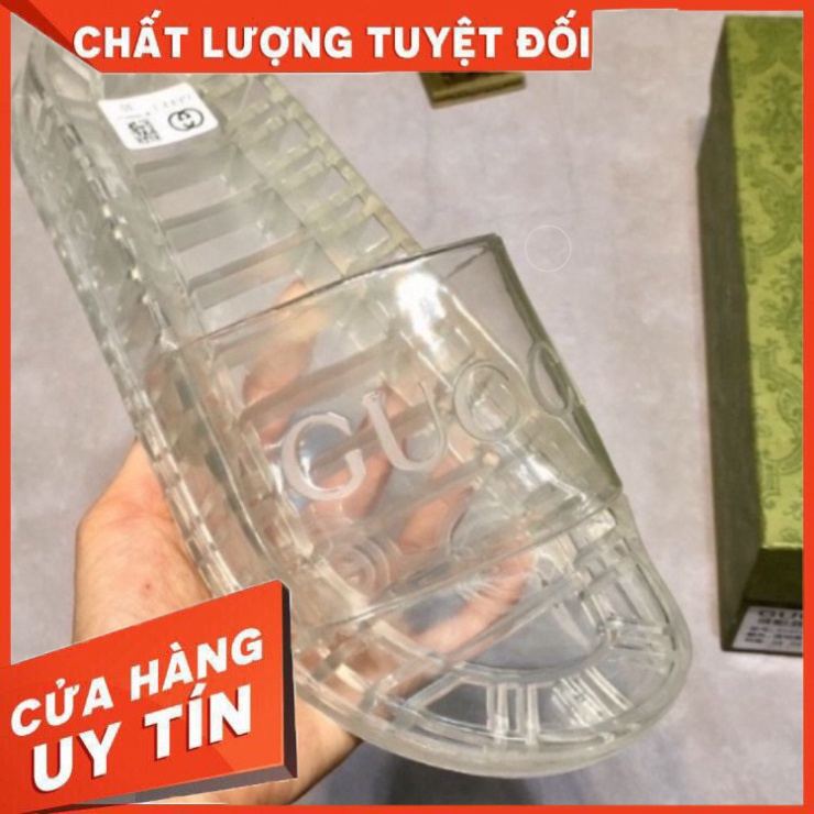 Dép nam nữ Gucci TRONG quai ngang Cao Cấp HOT TREND 2023