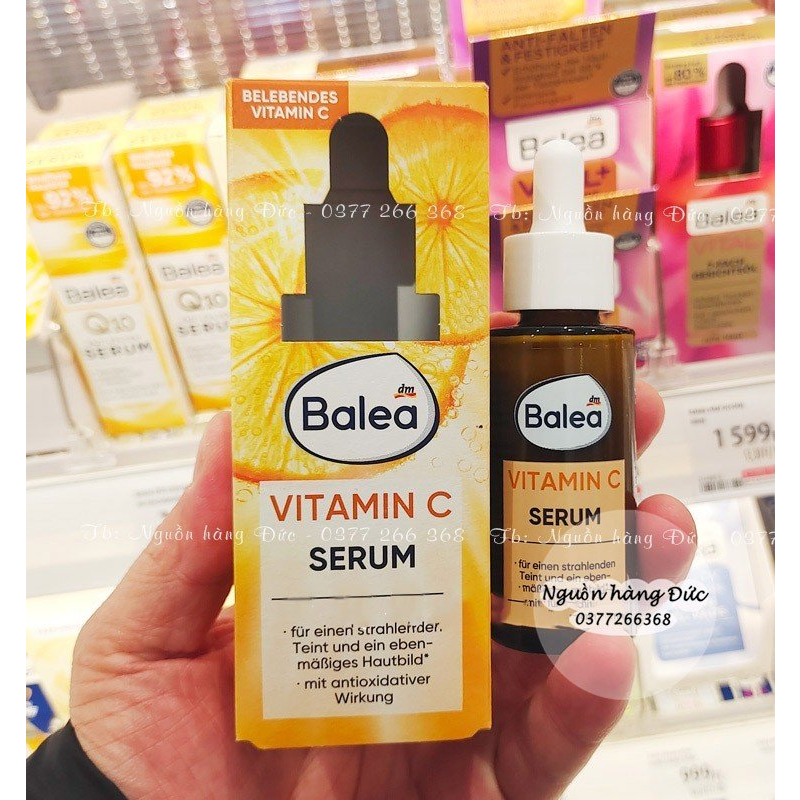 Serum Balea vitamin c Đức Nguồn hàng Đức