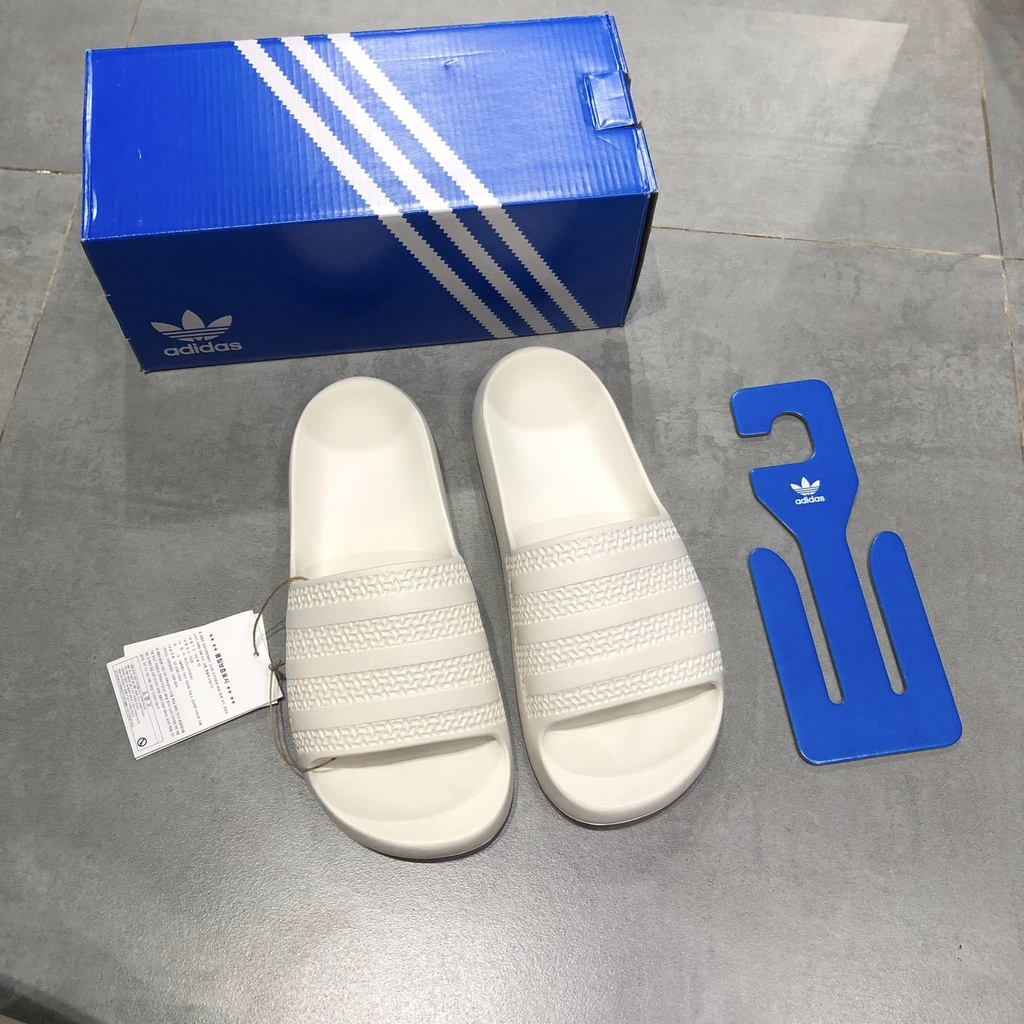 Dép bánh mì nam nữ_Dép Adidas Adilette AYoon cao su mềm đúc nguyên khối Full Box