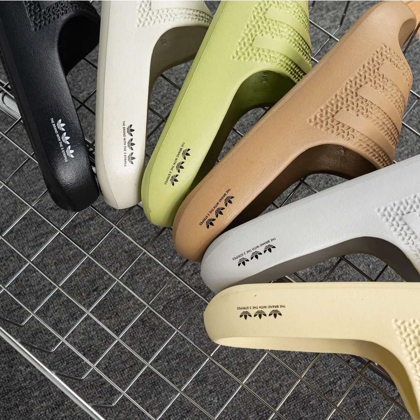 Dép bánh mì nam nữ_Dép Adidas Adilette AYoon cao su mềm đúc nguyên khối Full Box