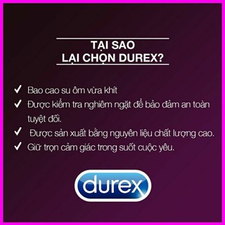 Bao Cao Su Durex performa(hộp 3 cái)