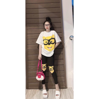 Sét áo gấu +quần legging dài TT12