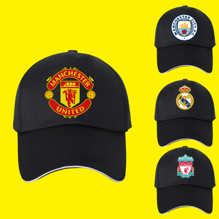 Nón in hình mũ manchester united man city liverpool real barca mu