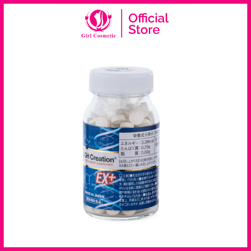Viên uống tăng chiều cao GH Creation EX+ Nhật Bản 270 viên mẫu mới